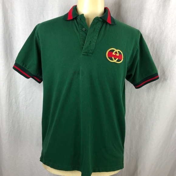 Gucci Other - ❤️make offer❤️ VTG 80s Gucci Mens polo • oil stain